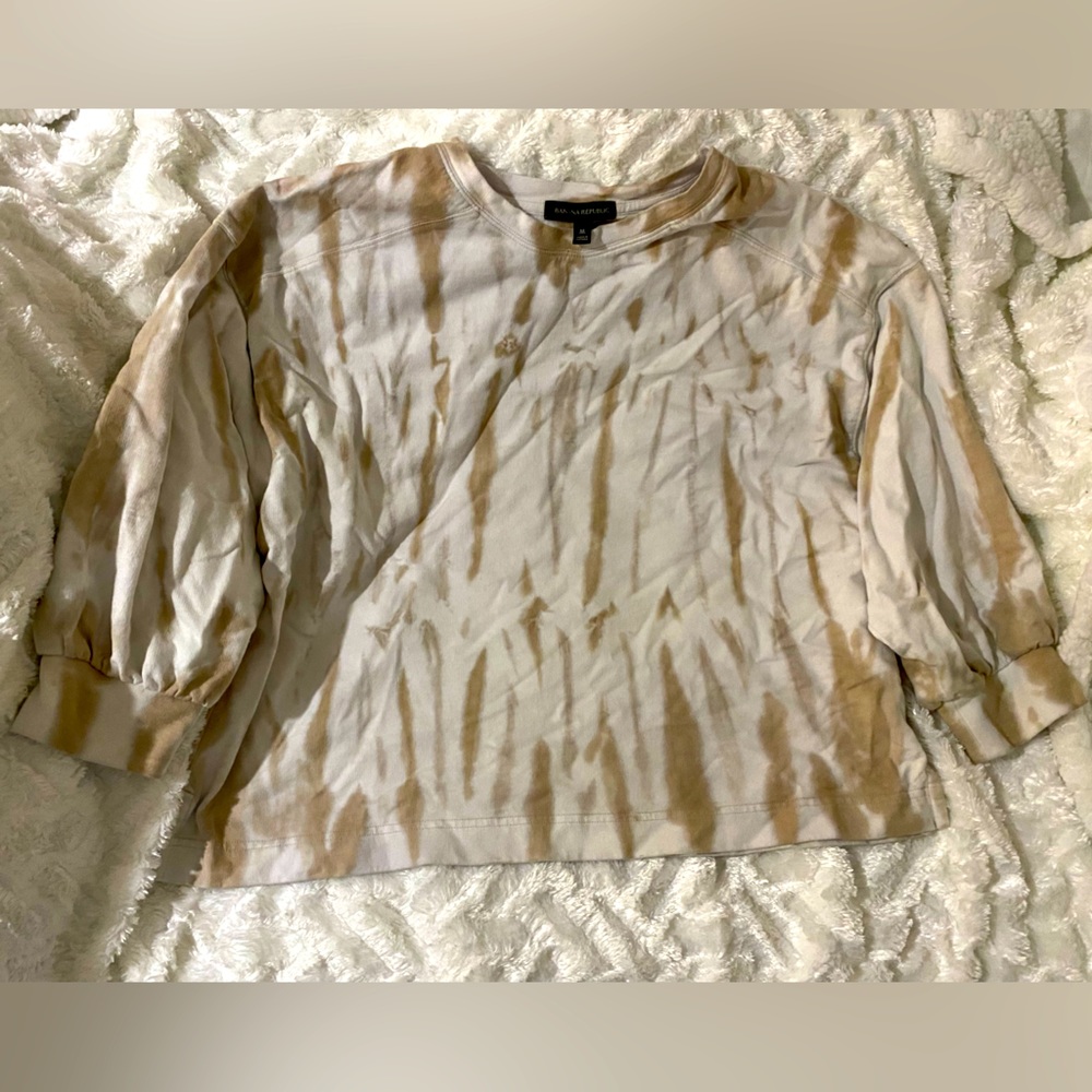 Banana Republic tie dye pattern sweatshirt size medium